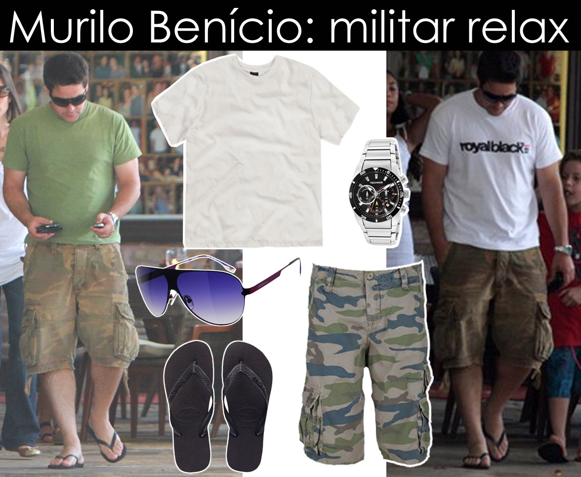 Murilo Benício Militar relax